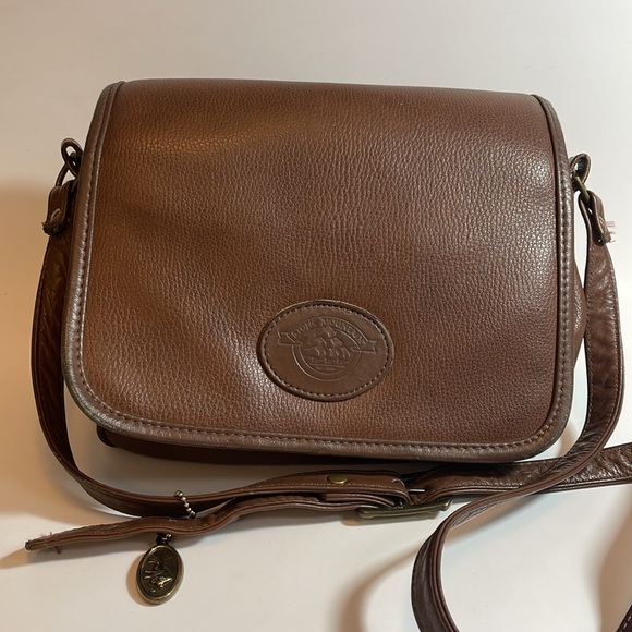 Stone Mountain brown leather flap crossbody bag - Picture 2 of 12